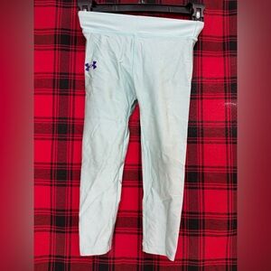 Under Armour Girls Light Blue Leggings 4T